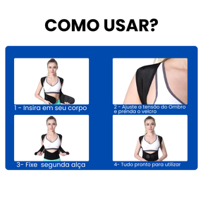 Corretor Postural CF®- Alivie as dores nas costas e melhore sua postura