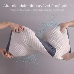 Travesseiro Terapêutico Orto Luxe | Com Pilow Top